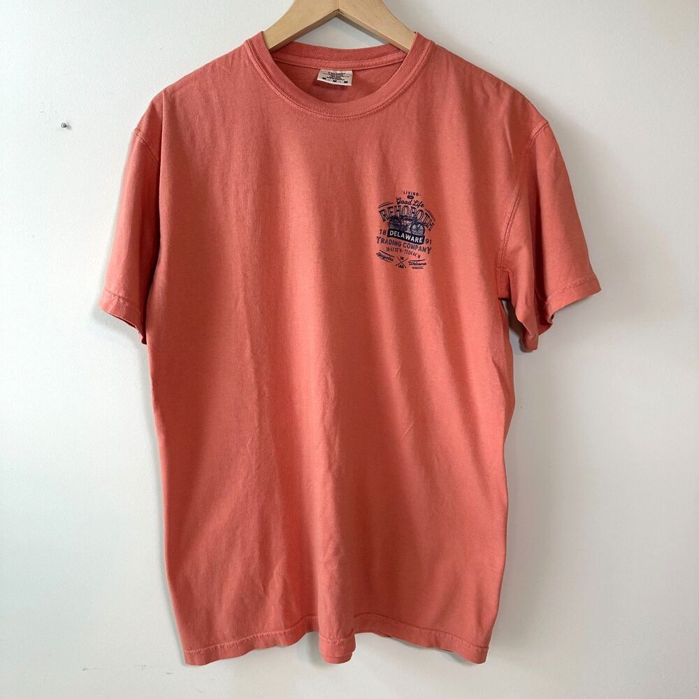 Living The Good Life Rehoboth Beach Delaware T-Shirt Clay Color Size Medium M
